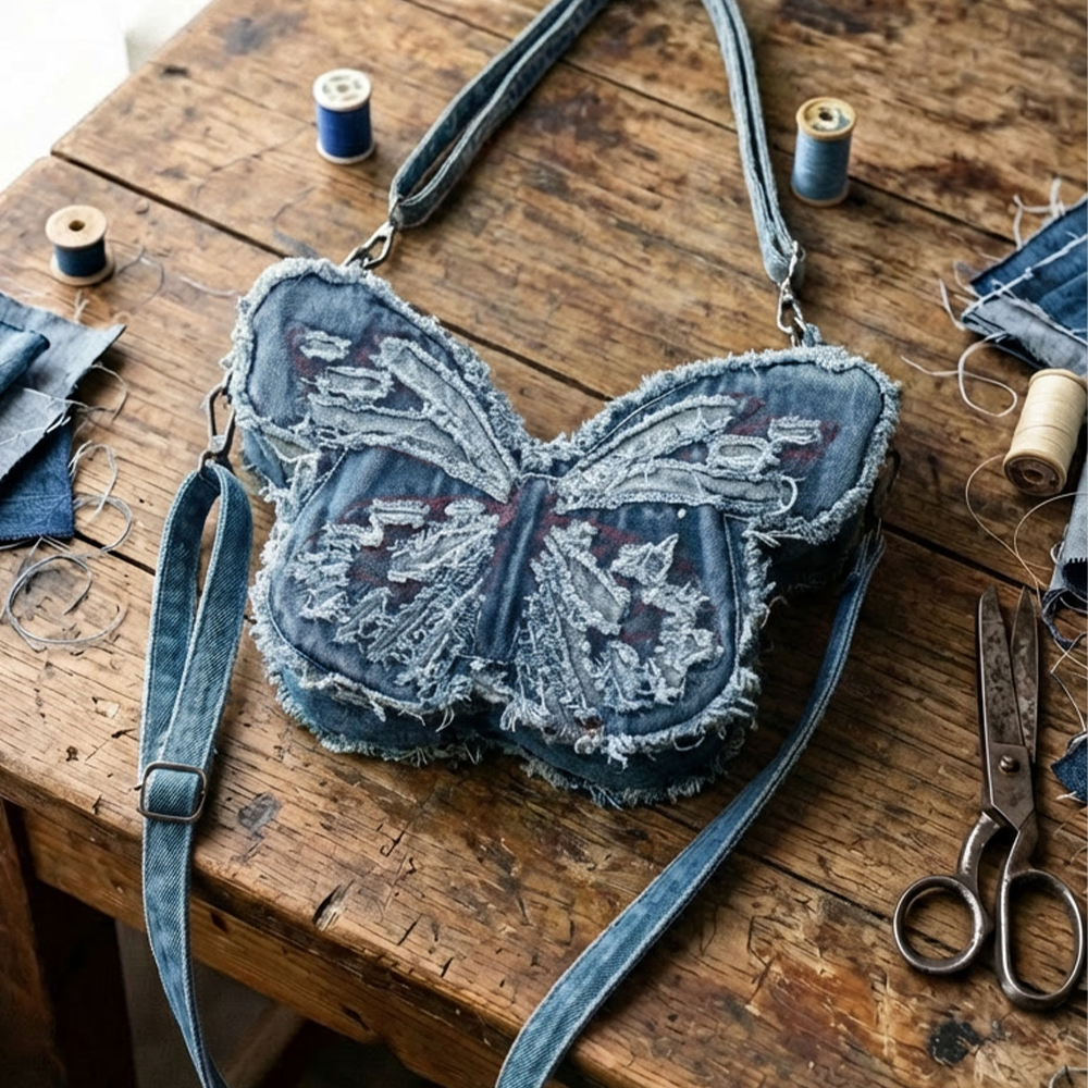 ZV - Butterfly Denim Bag