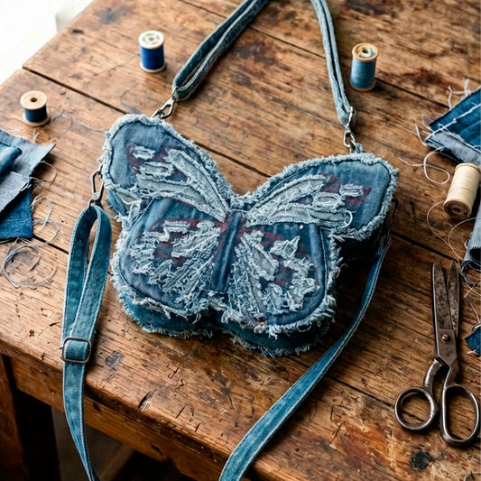 ZV - Butterfly Denim Bag